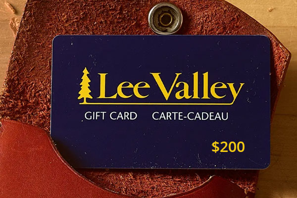 $200 Lee Valley Tools Gift card